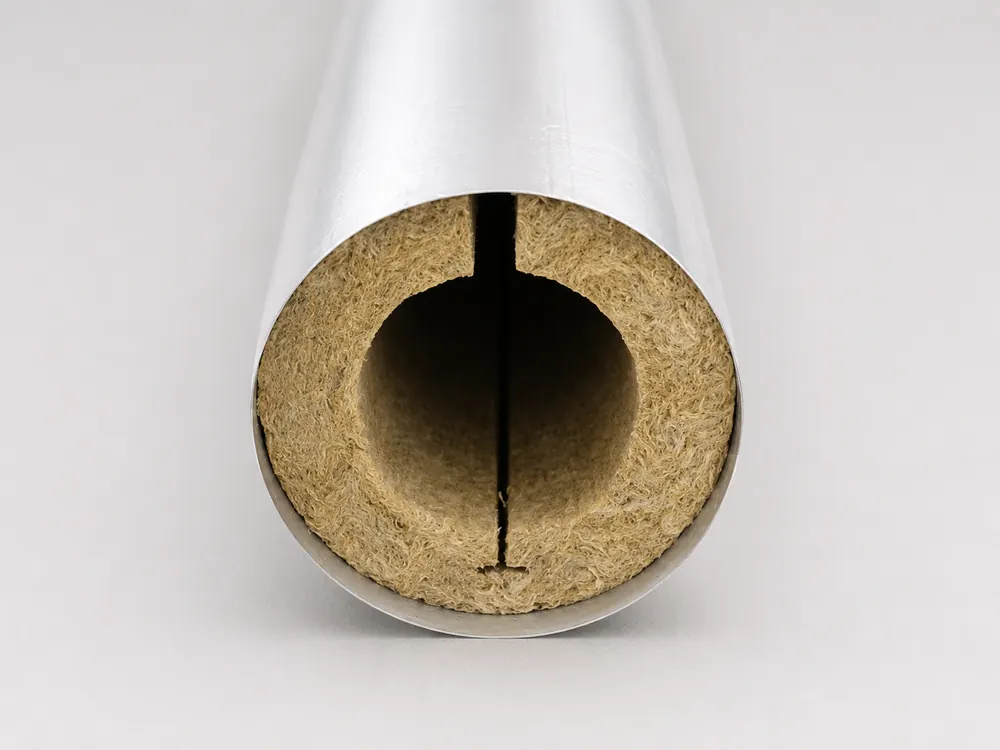 Cochilii din vată minerală caserate cu folie PVC ALU